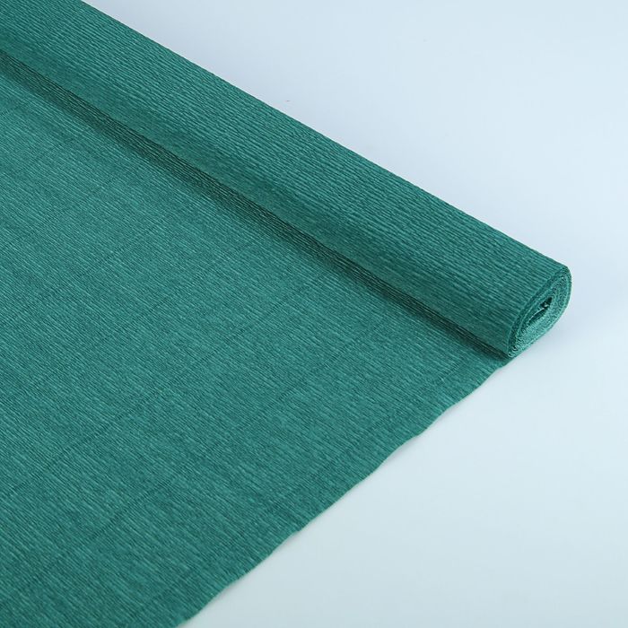 Бумага гофрированная, 960 "Тёмно-зелёная", 0,5 х 2,5 м