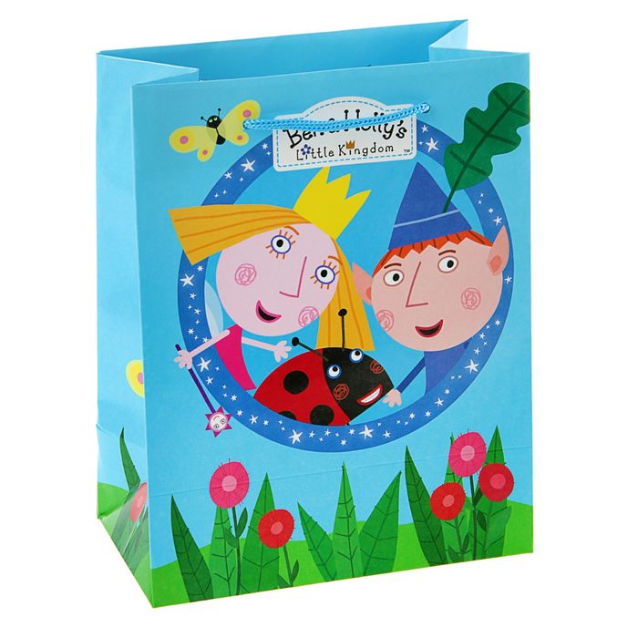 Пакет подарочный "Бен и Холли", 23 х 18 х 10 см, Бен и Холли