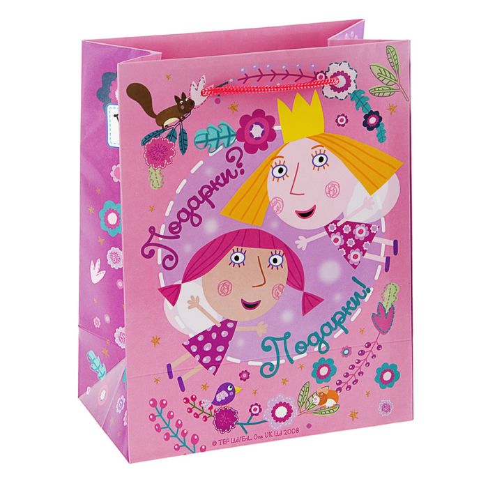 Пакет подарочный "Холли-фея", 23 х 18 х 10 см, Ben&amp;Holly