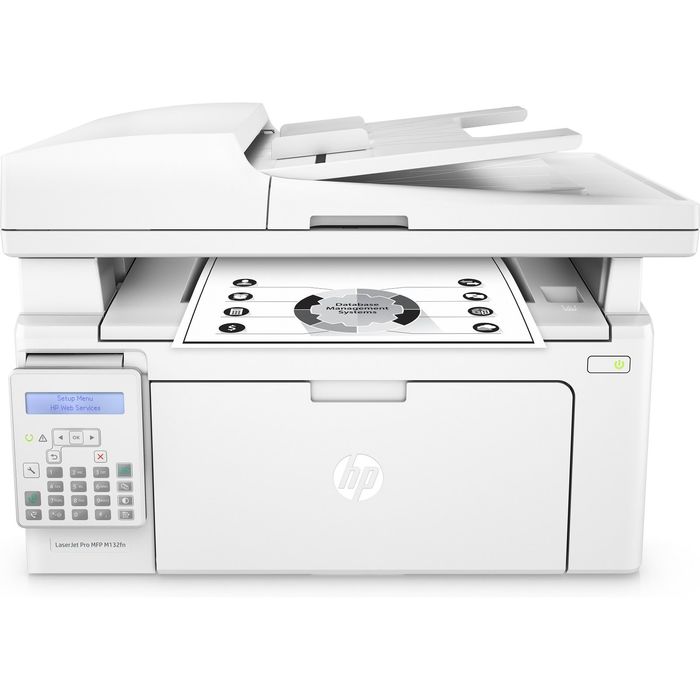 МФУ, лазерная черно-белая печать HP LaserJet Pro M132fn (G3Q63A) A4 Net