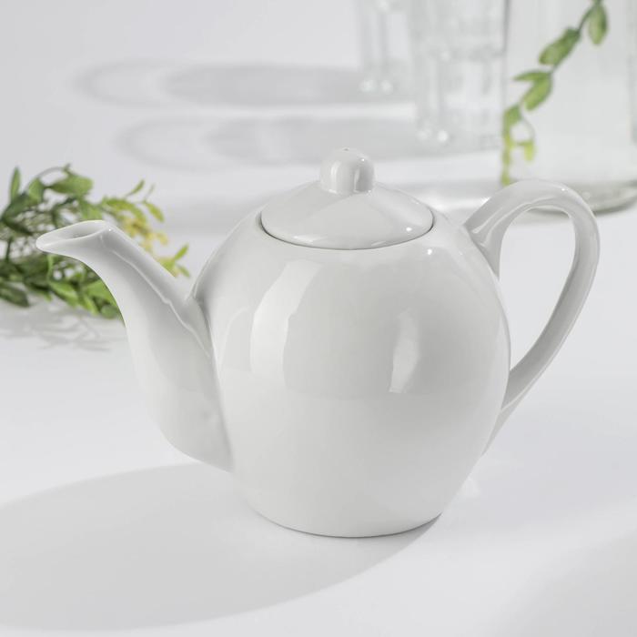 Чайник 800 мл «Классика. Слоник», цвет белый