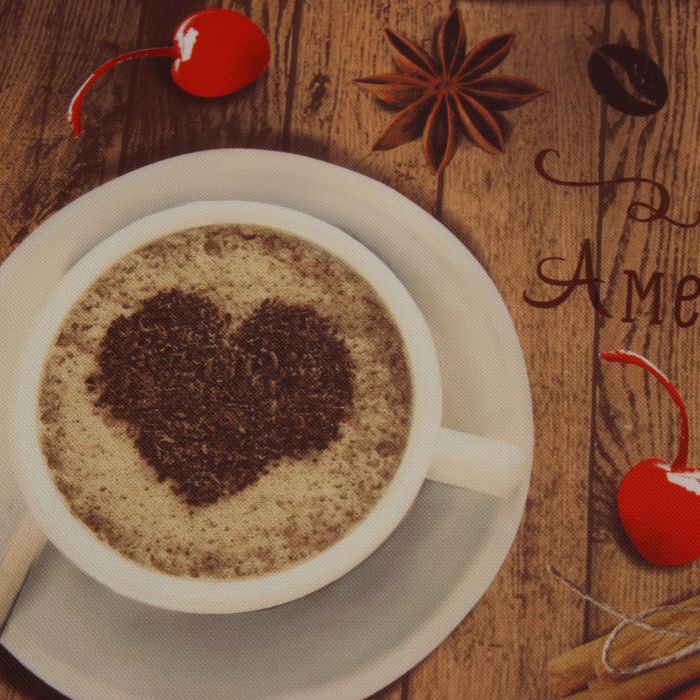 Салфетка на стол "Лучшее начало дня" 30х40 см, 100% п/э, оксфорд 420 г/м2