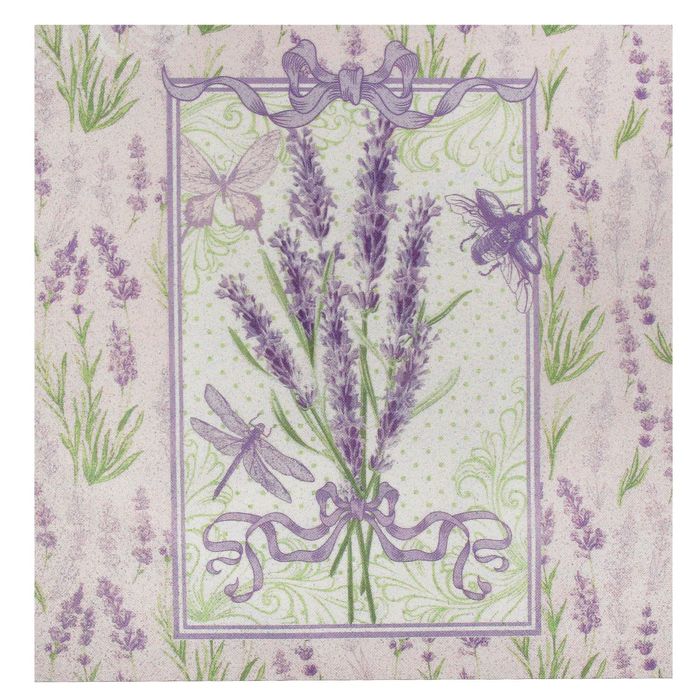 Салфетка на стол "Лаванда" 30х30 см, 100% п/э, оксфорд 420 г/м2