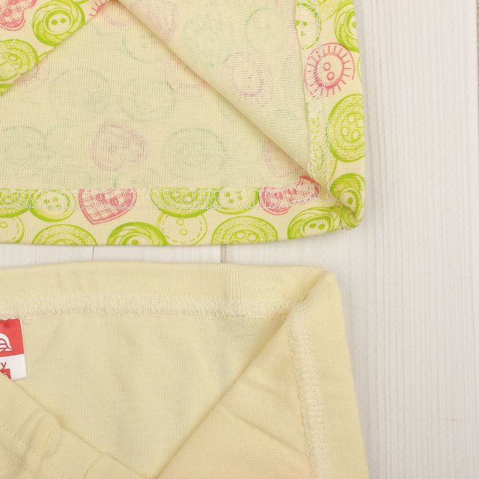 Комплект для девочки (майка, трусы), рост 146 см (76), цвет жёлтый