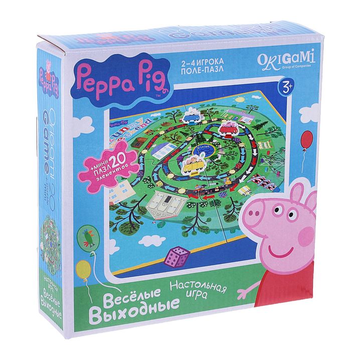 Настольная игра «Весёлые выходные» + мини-пазл на 20 элементов