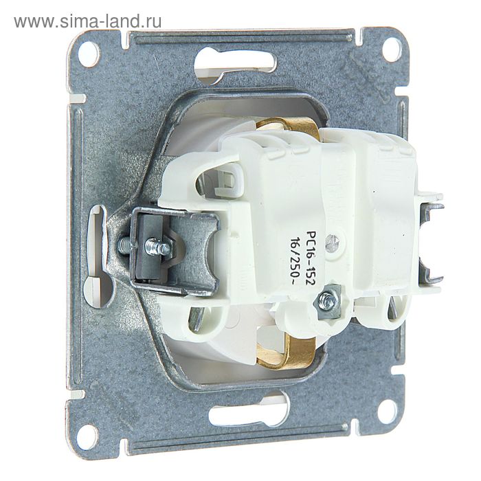 

Розетка "W59" SchE RS16-152-4-86, 16 А, одноместная, скрытая, с з/к, цвет шампань
