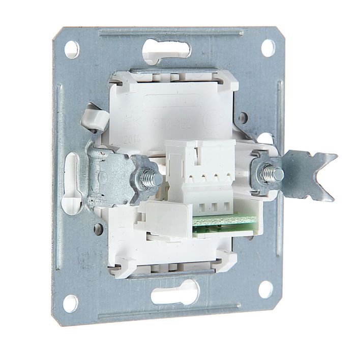 Розетка телефонная "W59" SchE RSI-152T-4-86, RJ11, одноместная, скрытая, цвет шампань
