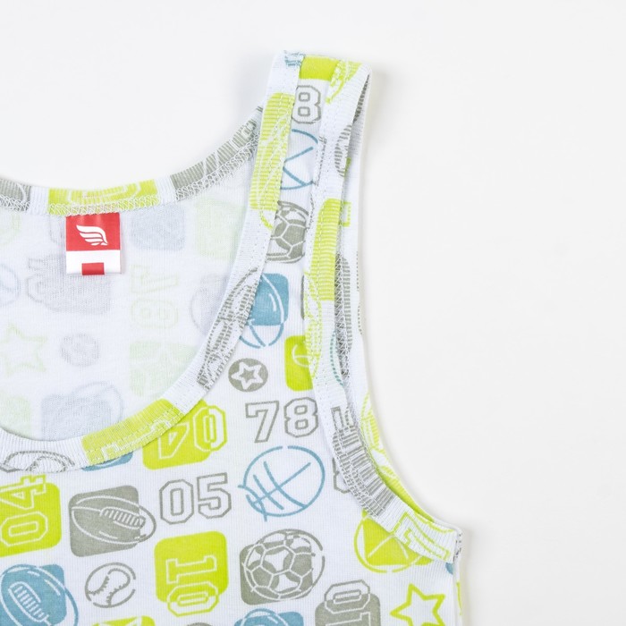 Комплект для мальчика (майка, трусы-боксеры), рост 152-158 см (80), цвет серый