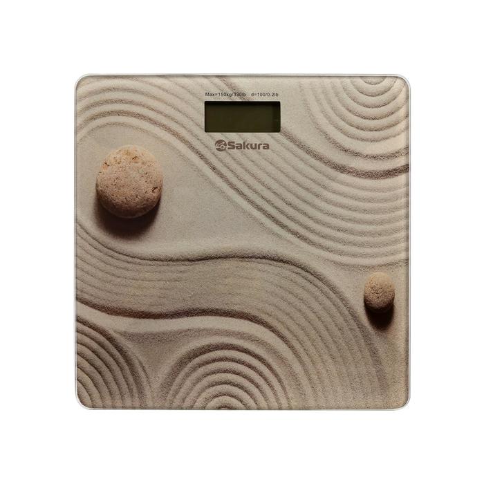 Весы напольные Sakura SA-5072C, электронные, до 150 кг, песок