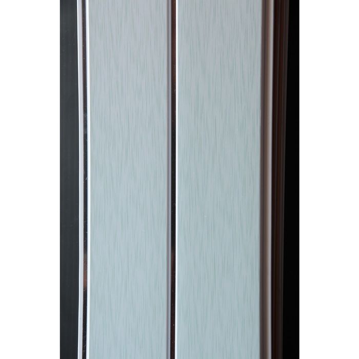 Панель ПВХ Софитто Хром штрих зеленый 3000х200х8