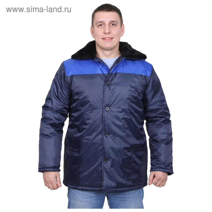 фото Куртка рабочая, размер 48-50, рост 182-188 см, цвет сине-васильковый