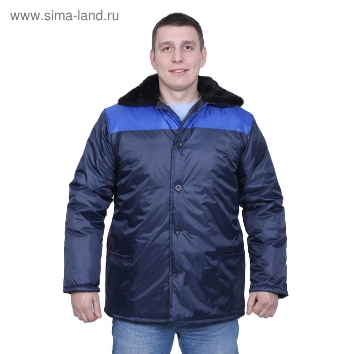 фото Куртка рабочая, размер 52-54, рост 170-176 см, цвет сине-васильковый