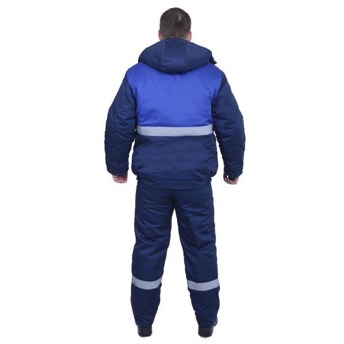 Костюм "Новатор", утеплённый, размер 44-46, рост 182-188 см, цвет сине-васильковый