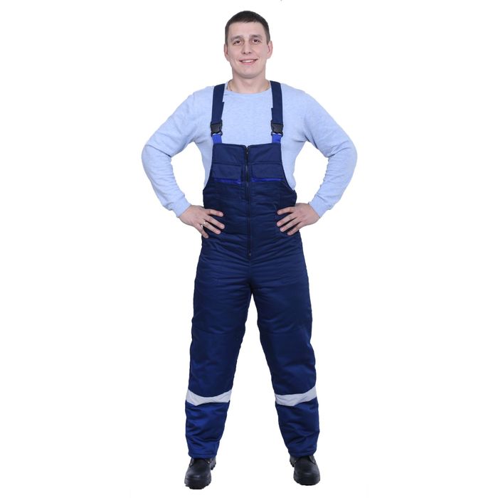 Костюм "Новатор", утеплённый, размер 48-50, рост 182-188 см, цвет сине-васильковый