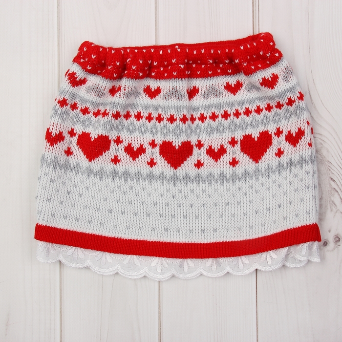 Юбка для девочки, рост 86-92 см, цвет красный 1648_М