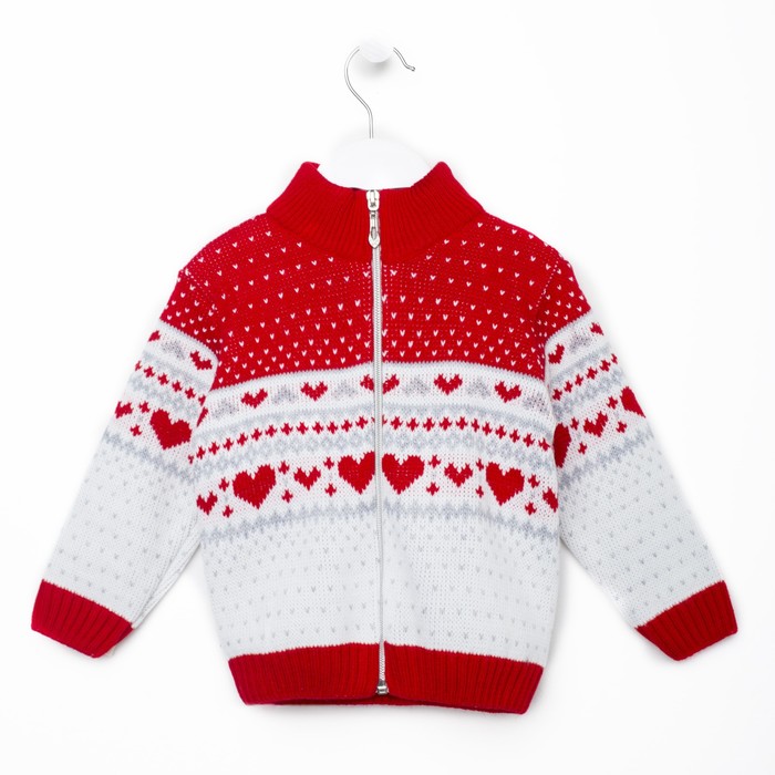 Кофта для девочки, рост 86-92 см, цвет красный 1642_М