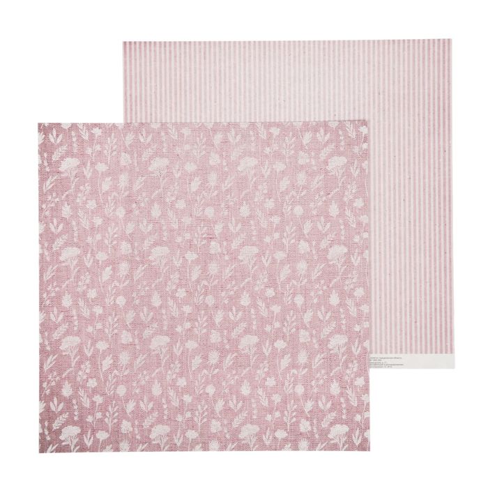 Бумага для скрапбукинга «Цветочное настроение», 30,5 х 30,5 см 180 г/м