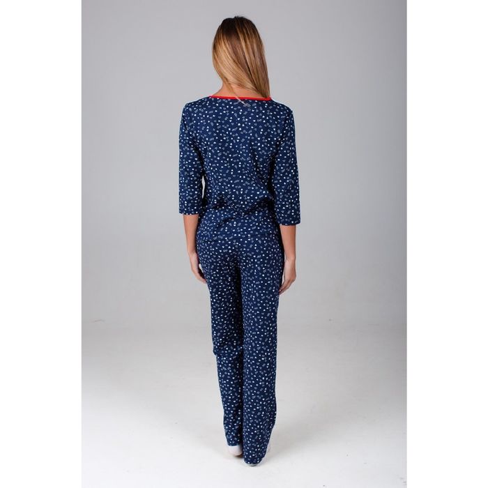 Пижама женская (кофта, брюки) Серафима, р-р 60