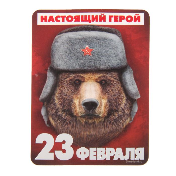 Магнит "Настоящий герой"