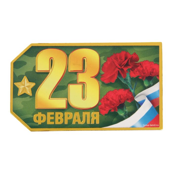 Магнит "23 Февраля", погон