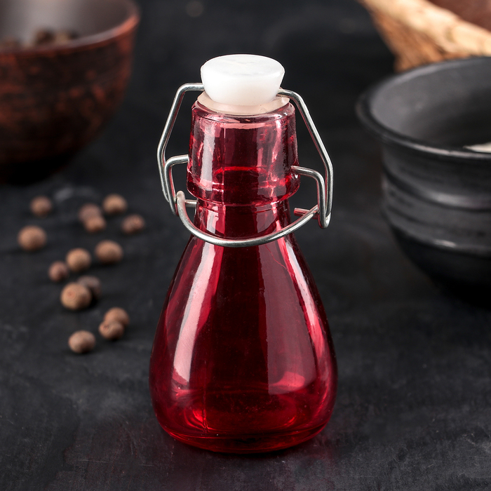 Бутылка для соуса и масла 100 мл "Галерея", 5х5х10,5 см, цвета МИКС