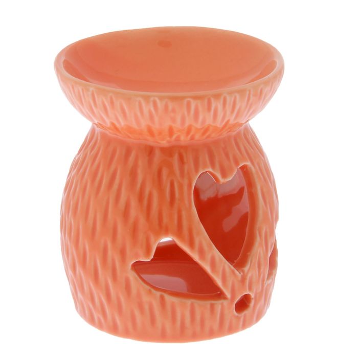 Аромалампа керамика "Тюльпан-сердечко" МИКС 7,5х6,5х6,5 см