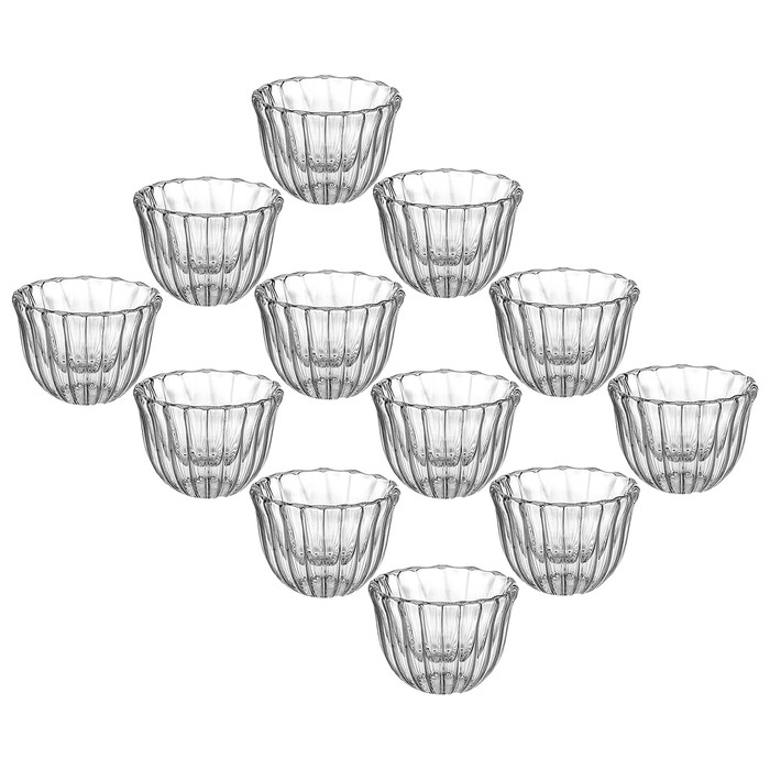 Набор чашек чайных 80 мл, "Люсия", 7х5 см, 12 шт