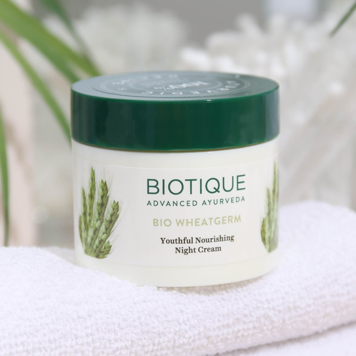 

Крем для лица "Biotique" ночной, пшеница, 55 г