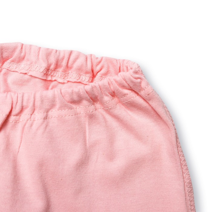 Ползунки детские, рост 44-50 см, цвет розовый/молочный E055002K50_М