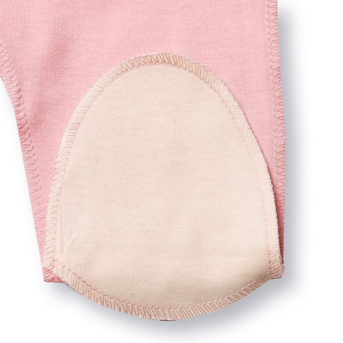 Ползунки детские, рост 44-50 см, цвет розовый/молочный E055002K50_М