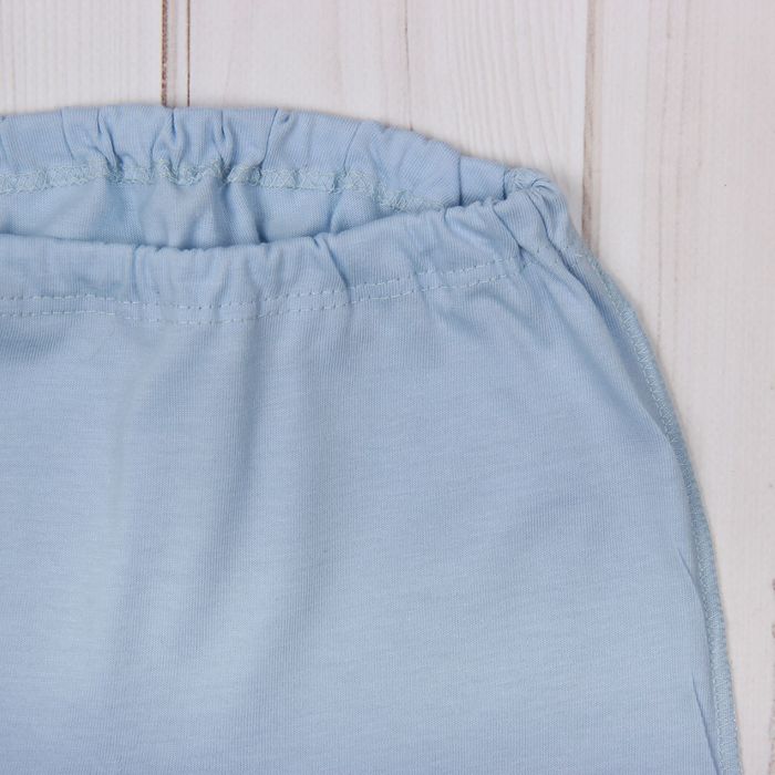 Ползунки детские, рост 44-50 см, цвет голубой/молочный E055002K50_М