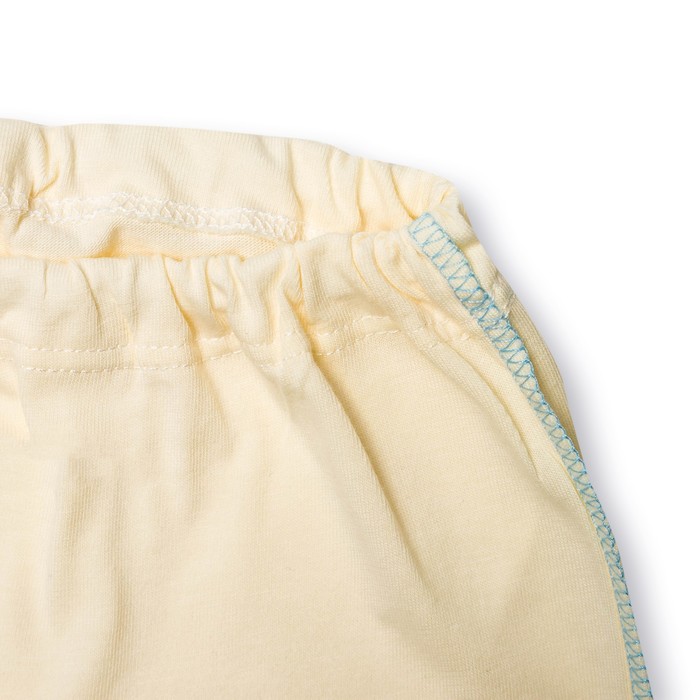 Ползунки детские, рост 44-50 см, цвет молочный/голубой E055002K50_М