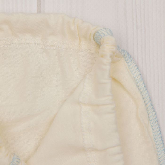 Ползунки детские, рост 44-50 см, цвет молочный/голубой E055002K50_М