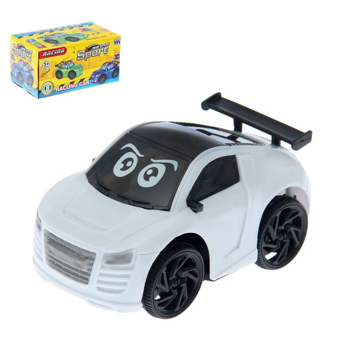 Машина "Глазастик", световые и звуковые эффекты, работает от батареек