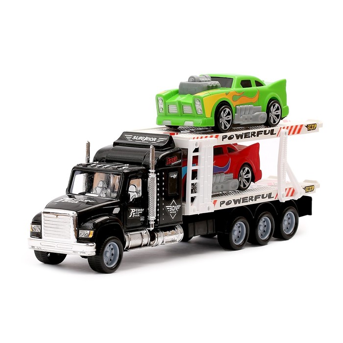 Грузовик инерционный "Автовоз", масштаб 1:32 цвета:МИКС