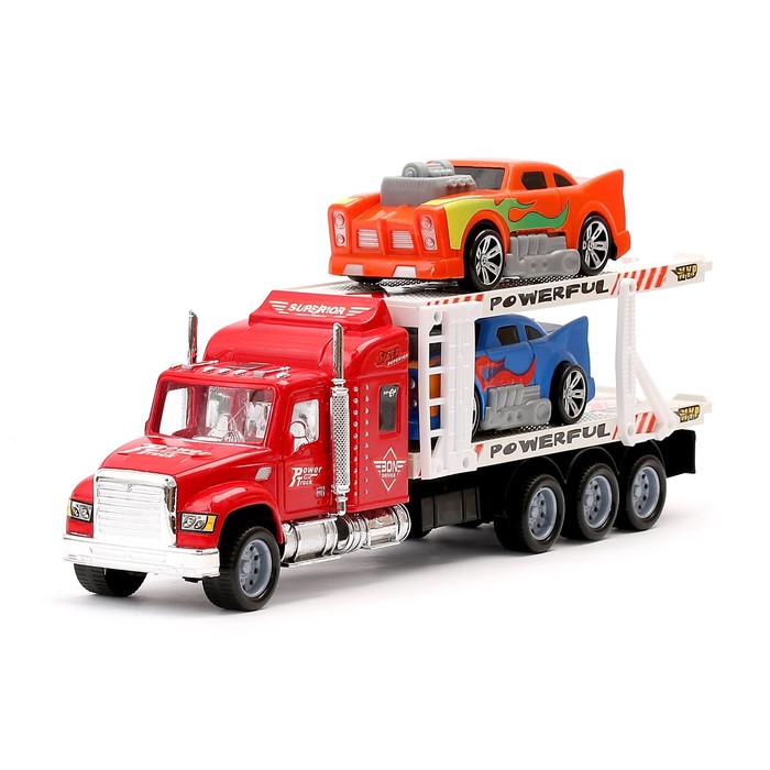 Грузовик инерционный "Автовоз", масштаб 1:32 цвета:МИКС