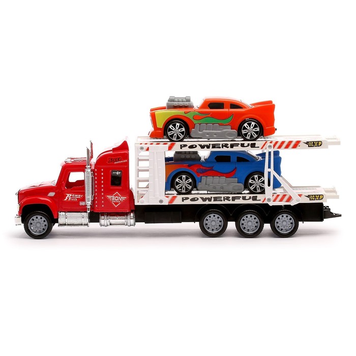 Грузовик инерционный "Автовоз", масштаб 1:32 цвета:МИКС