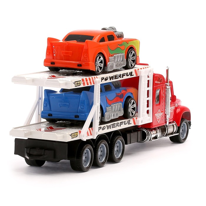 Грузовик инерционный "Автовоз", масштаб 1:32 цвета:МИКС