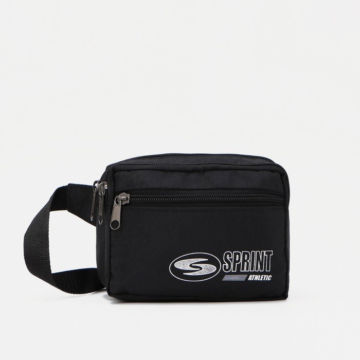 Сумка поясная, цвет чёрный