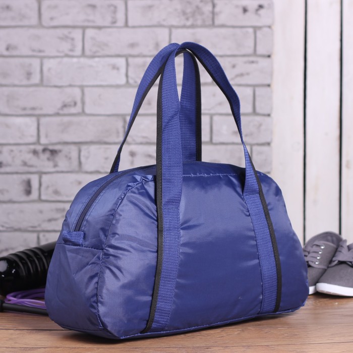 Сумка спортивная 50*13*25, 1 отдел на молнии, синий