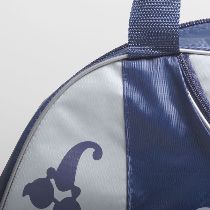 Сумка спортивная, отдел на молнии, наружный карман, цвет синий