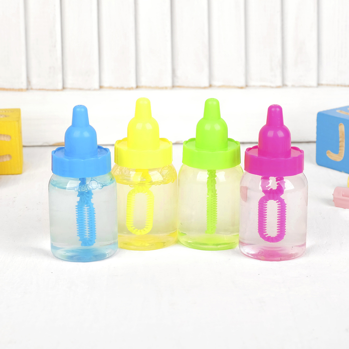 Мыльные пузыри "Бутылочка", 40 мл, цвета МИКС