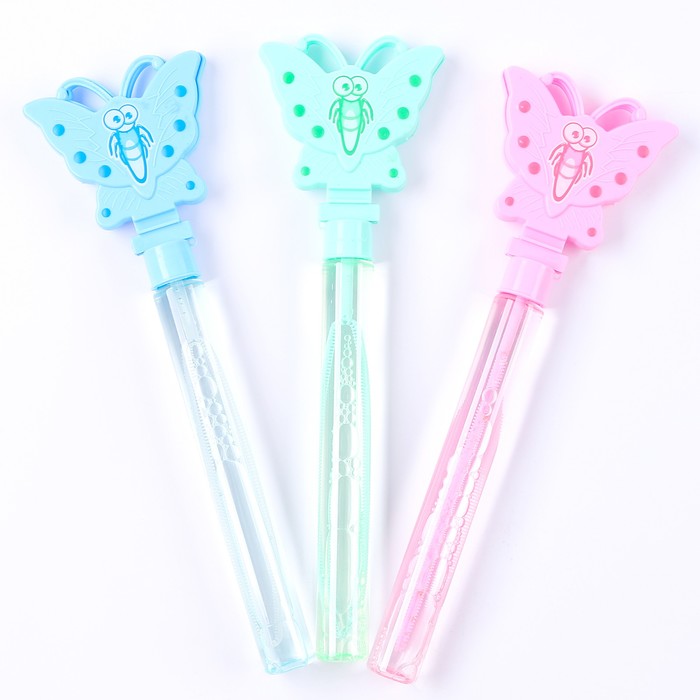 Мыльные пузыри трещотка "Прекрасная бабочка", 70 мл, цвета МИКС