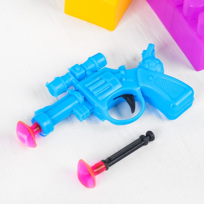 Стрелялка &quot;Пистолет&quot; 2 присоски, цвета МИКС