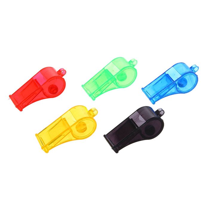 Свисток "Прозрачный", цвета МИКС