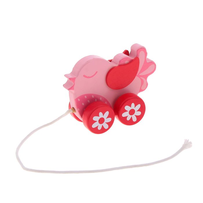 Каталка "Птичка", на веревочке