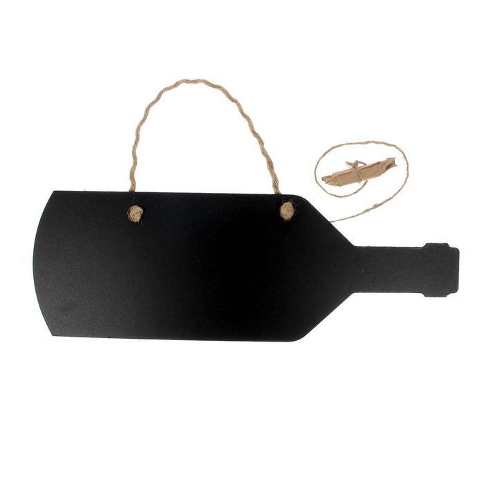 Грифельная доска "Бутылка" 41х14 см