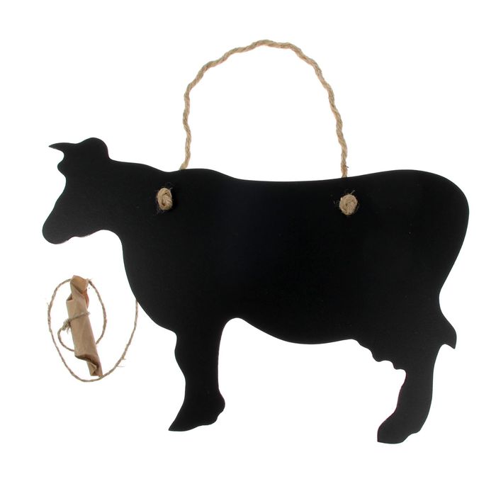 Грифельная доска "Корова" 32х20 см