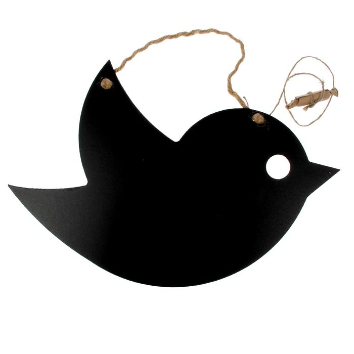 Грифельная доска "Птичка" 38х25 см