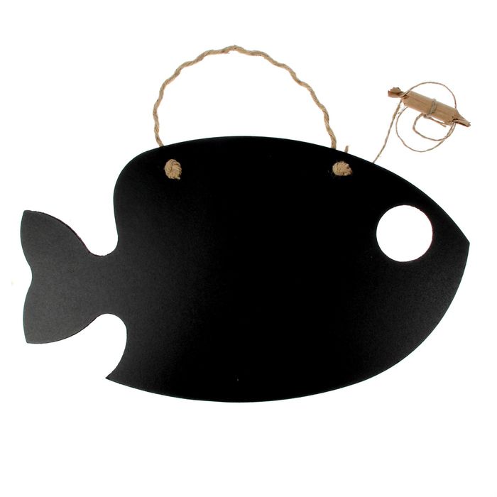 Грифельная доска "Рыбка" 40х23 см